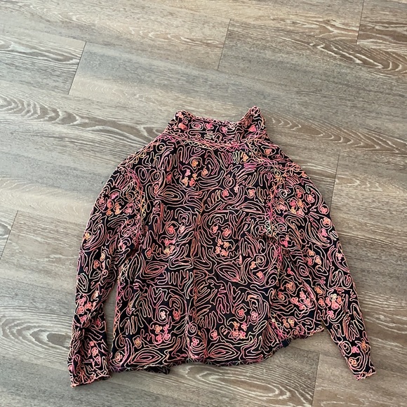 funky neon 80s pattern zip up jacket - Picture 7 of 10